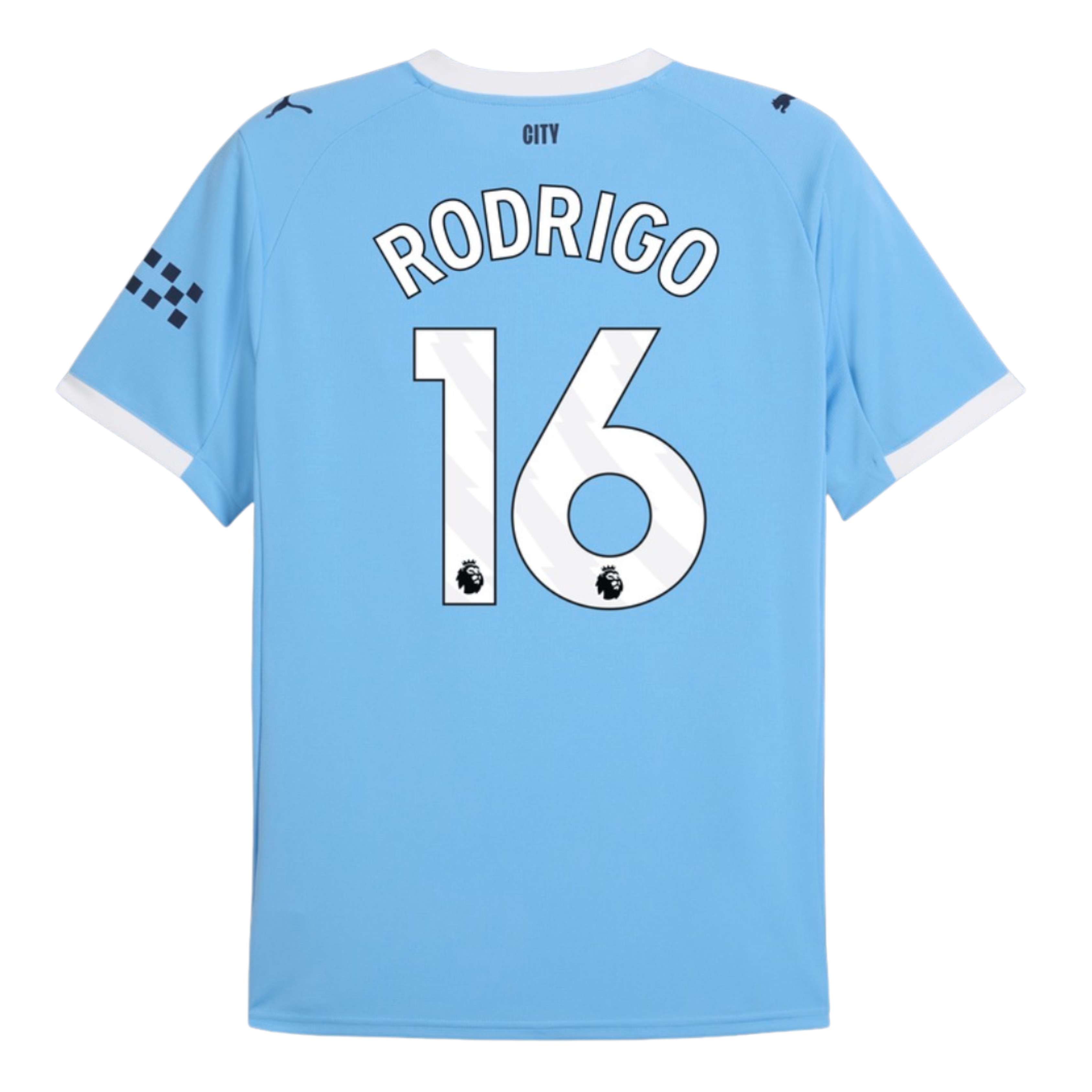 Camisola Principal Man City 25/26 - Rodrigo 16 2
