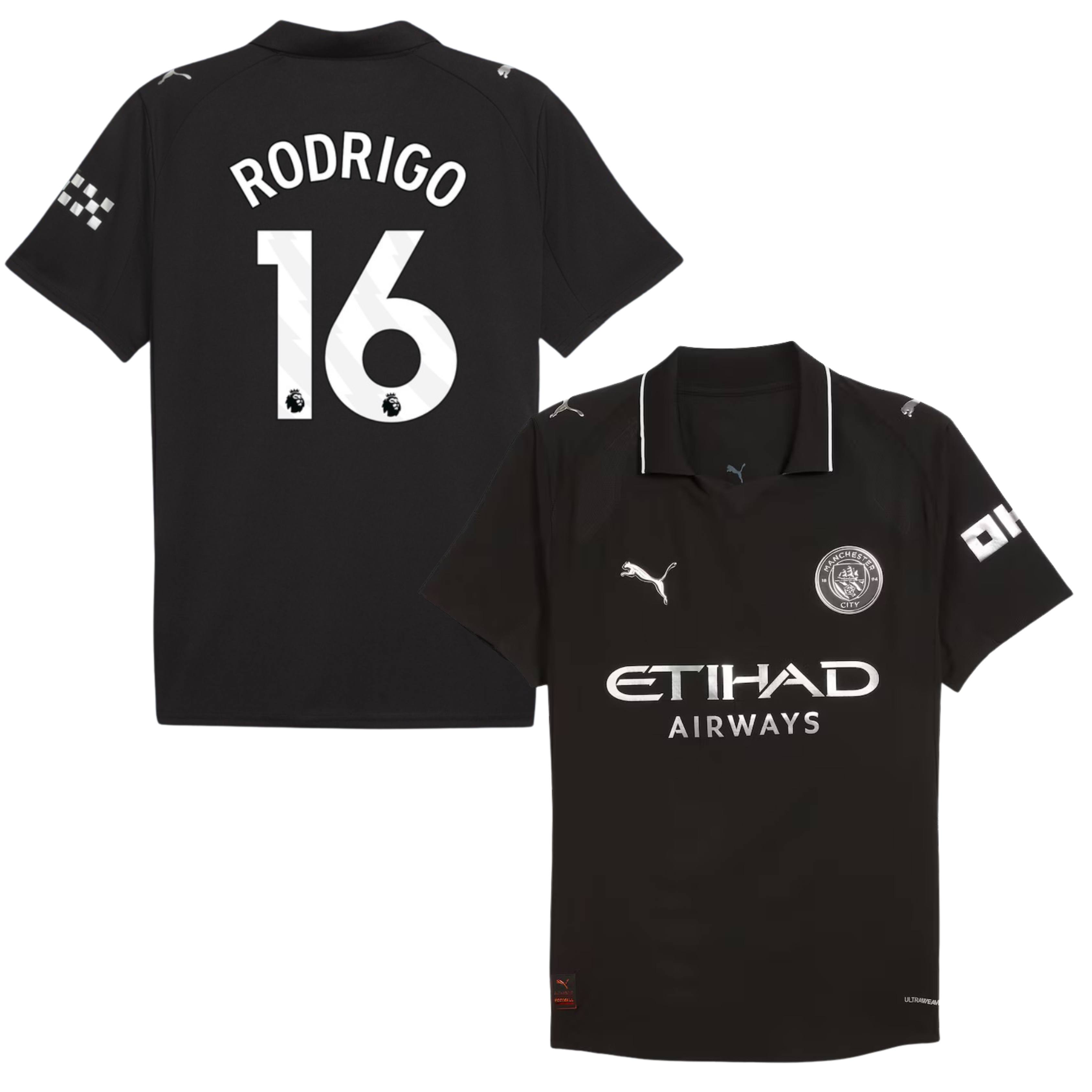 Camisola alternativa Man City 25/26 - Rodrigo 16 5