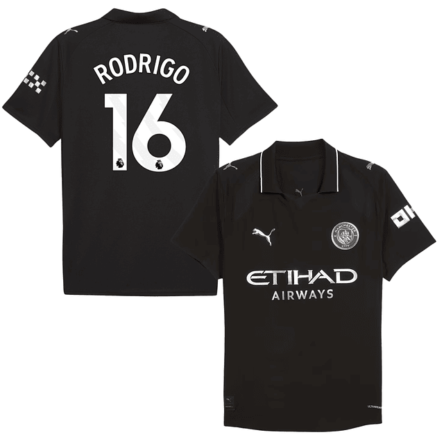 Camisola alternativa Man City 25/26 - Rodrigo 16
