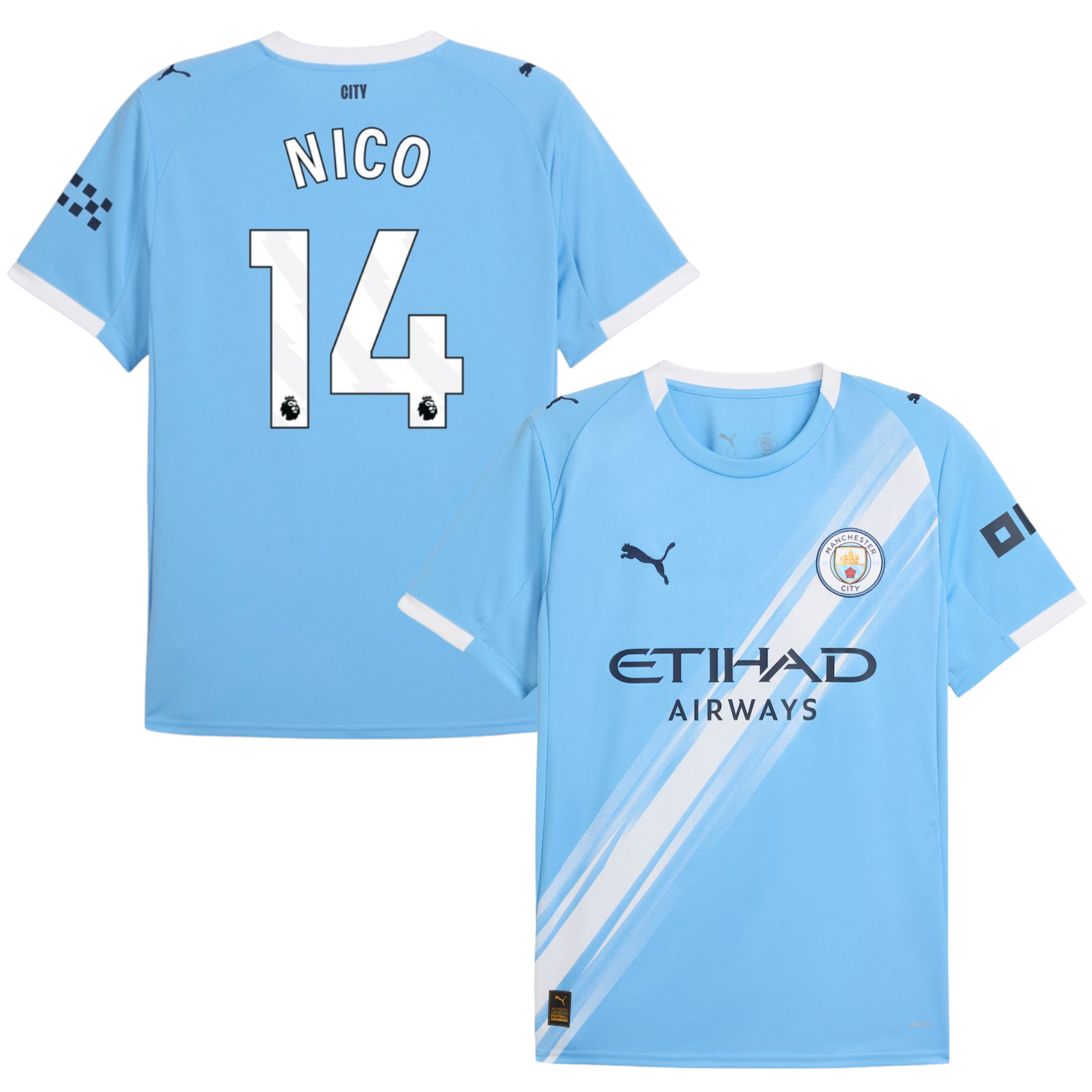 Camisola Principal Man City 25/26 - Nico 14 1
