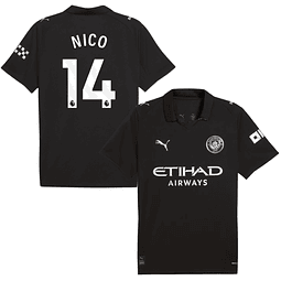 Camisola alternativa Man City 25/26 - Nico 14