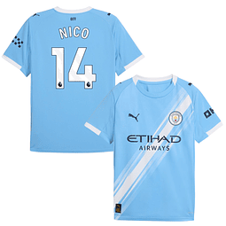 Criança - Camisola principal Man City 25/26 - Nico 14