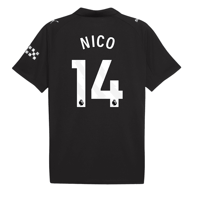 Criança - Camisola alternativa Man City 25/26 - Nico 14