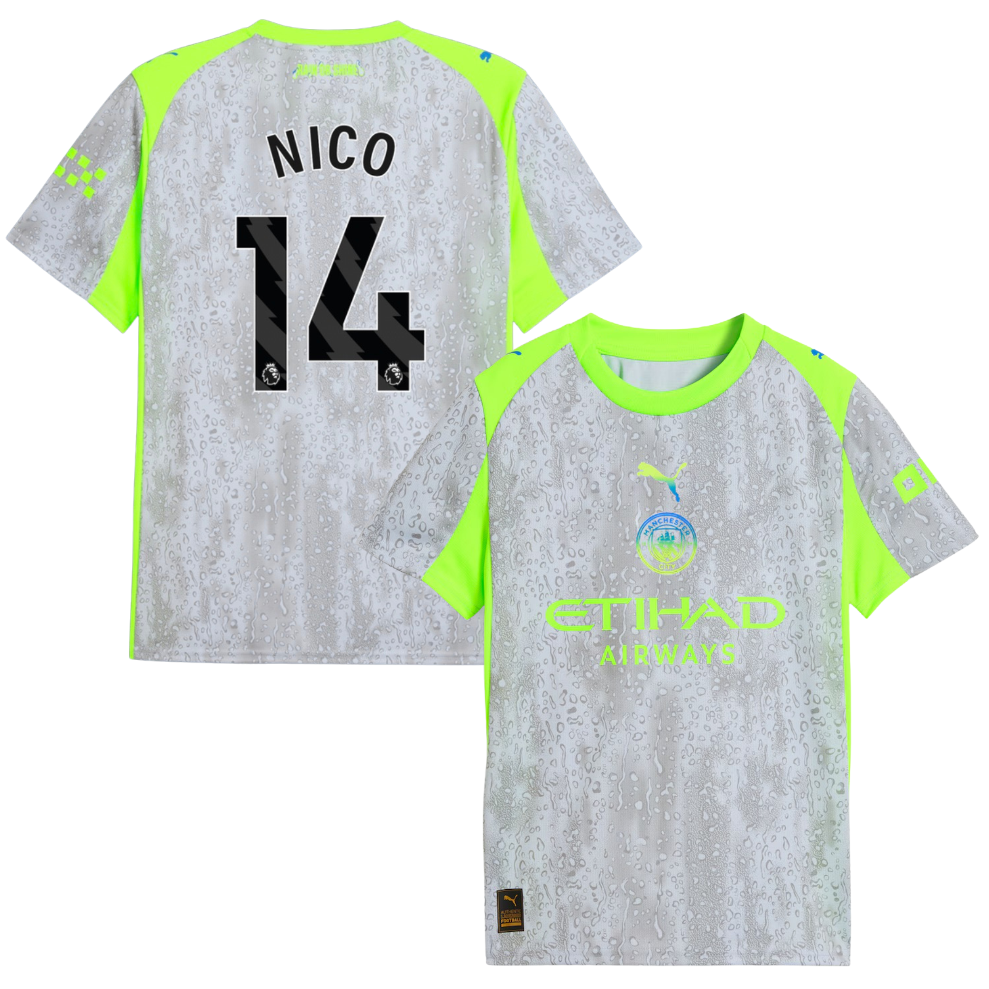 Criança - 3ª Camisola Man City 25/26 - Nico 14 1