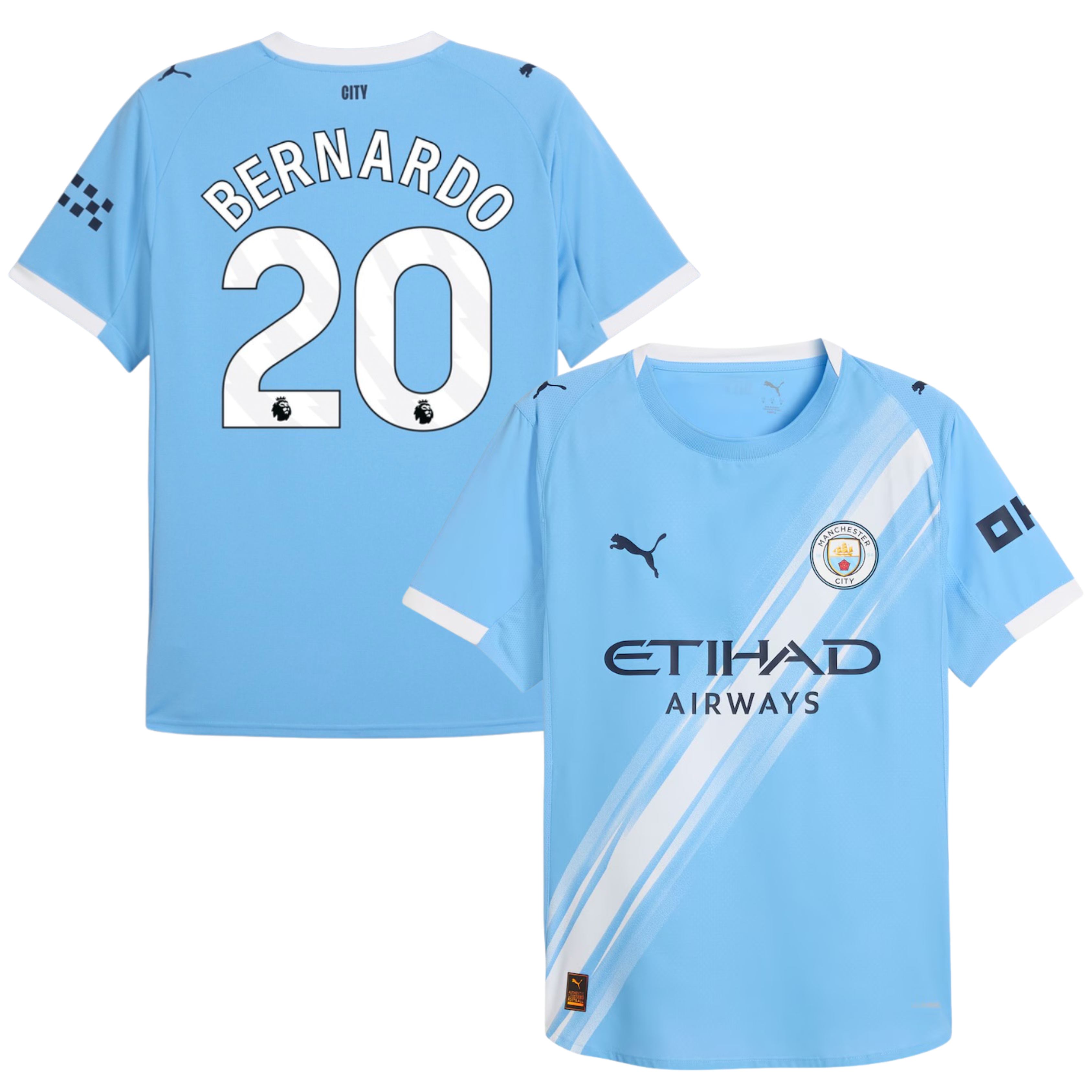 Camisola Principal Man City 25/26 - Bernardo 20 5
