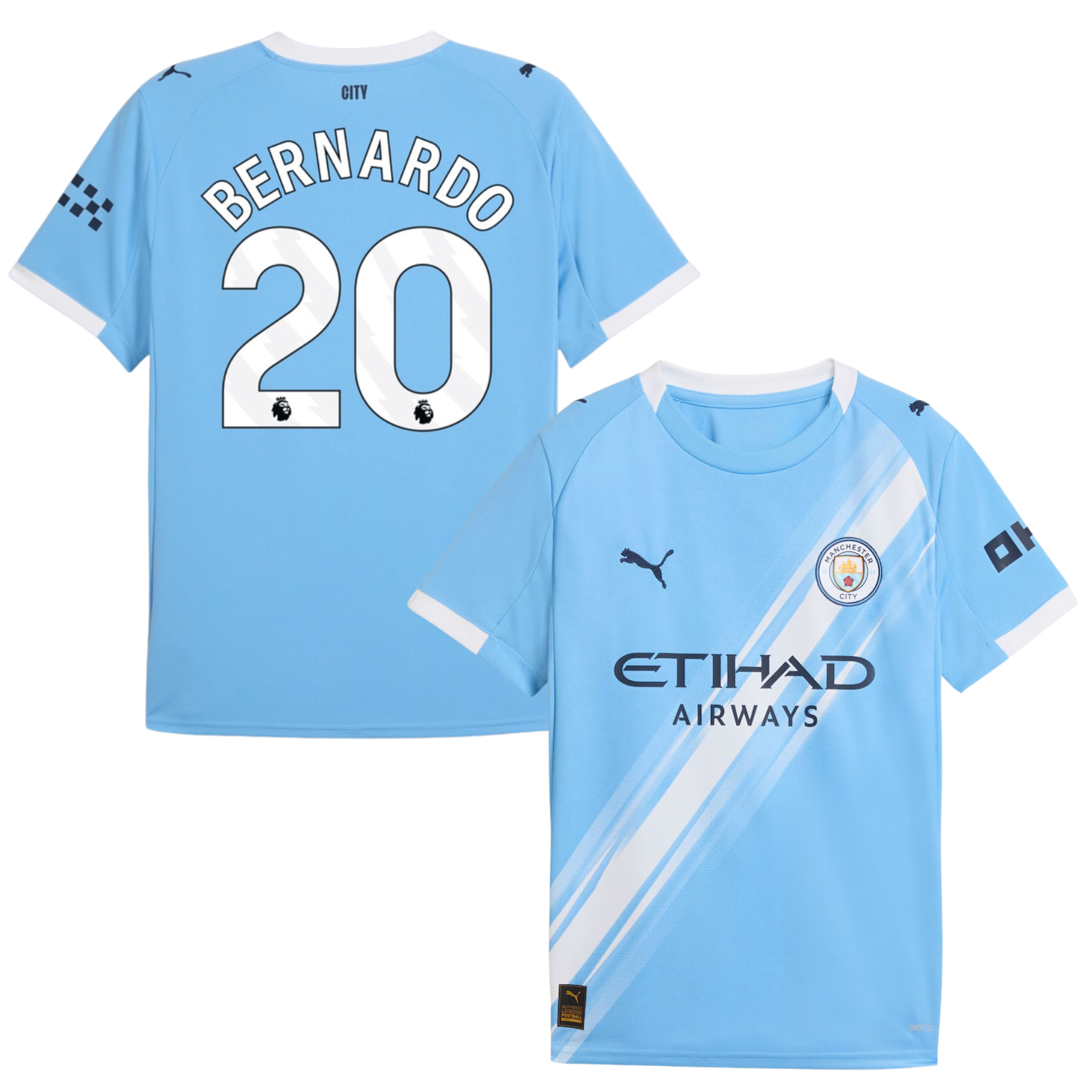 Criança - Camisola principal Man City 25/26 - Bernardo 20 1