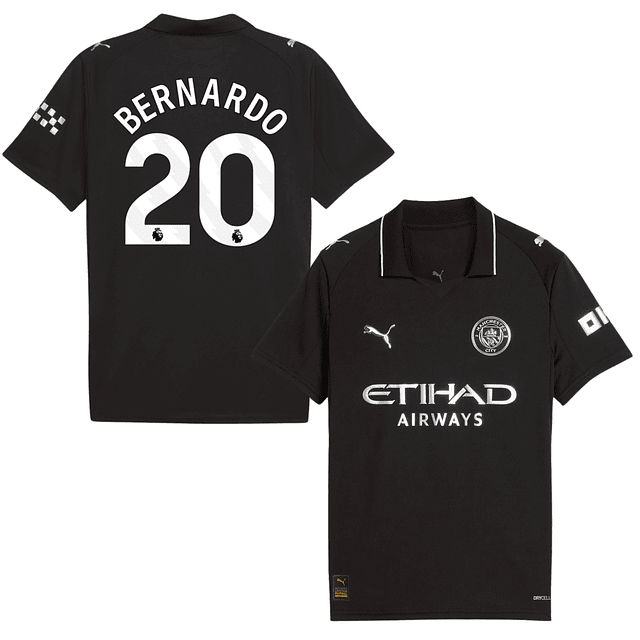 Criança - Camisola alternativa Man City 25/26 - Bernardo 20