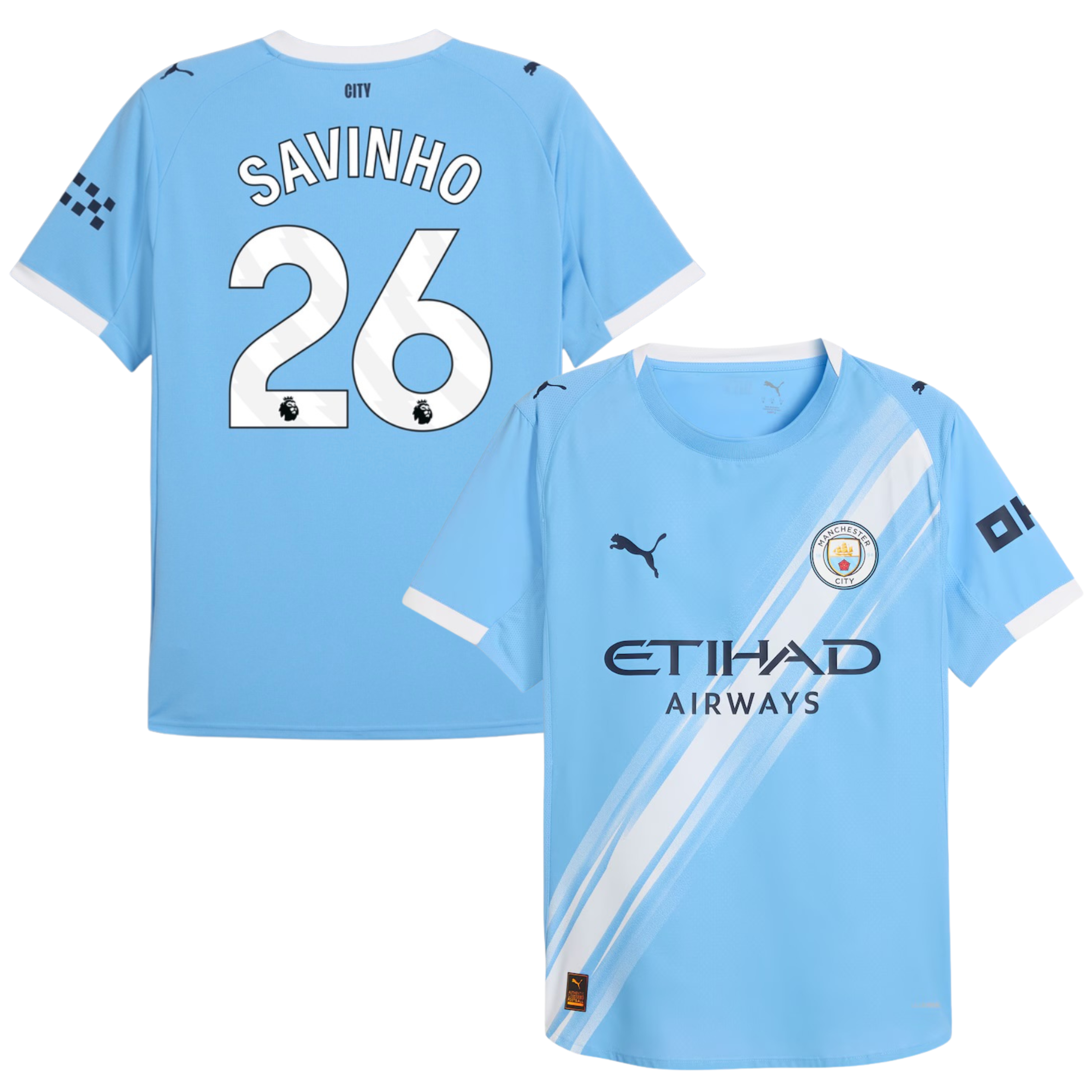 Camisola Principal Man City 25/26 - Savinho 26 5