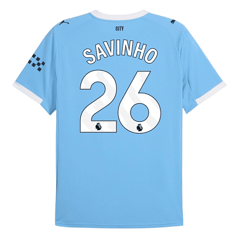 Criança - Camisola principal Man City 25/26 - Savinho 26