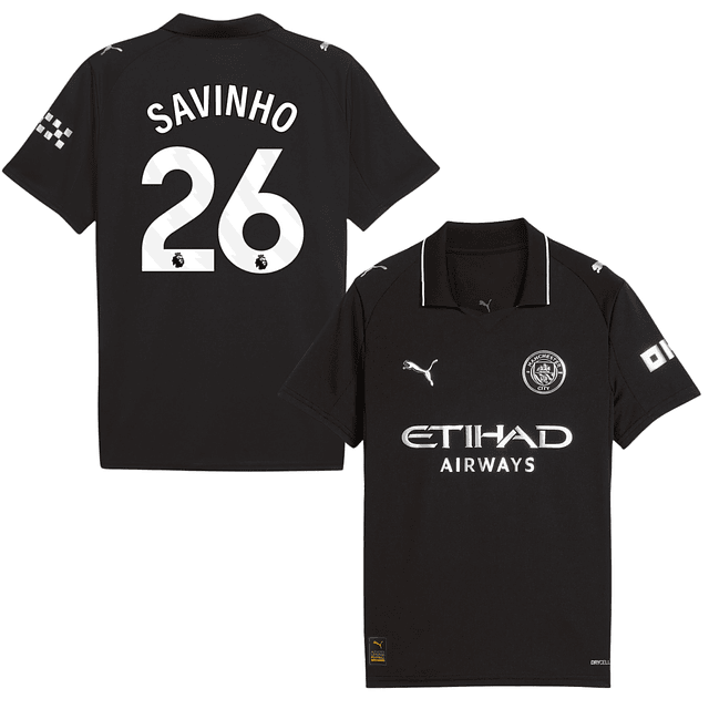 Criança - Camisola alternativa Man City 25/26 - Savinho 26