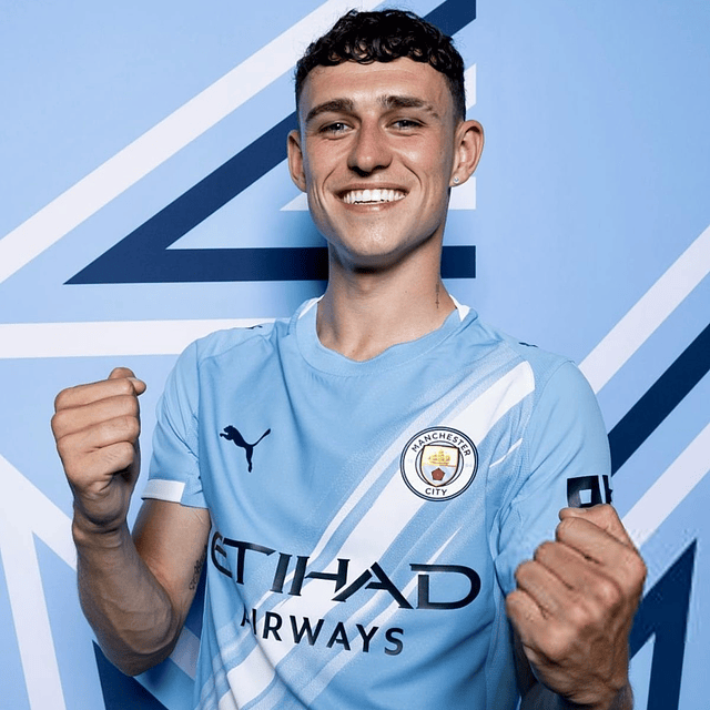 Criança - Camisola principal Man City 25/26 - Foden 47