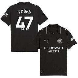Criança - Camisola alternativa Man City 25/26 - Foden 47
