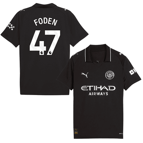 Criança - Camisola alternativa Man City 25/26 - Foden 47