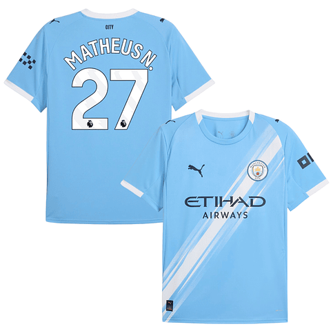 Camisola Principal Man City 25/26 - Matheus N. 27