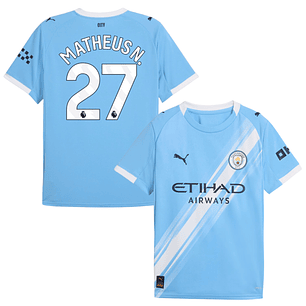 Criança - Camisola principal Man City 25/26 - Matheus N. 27