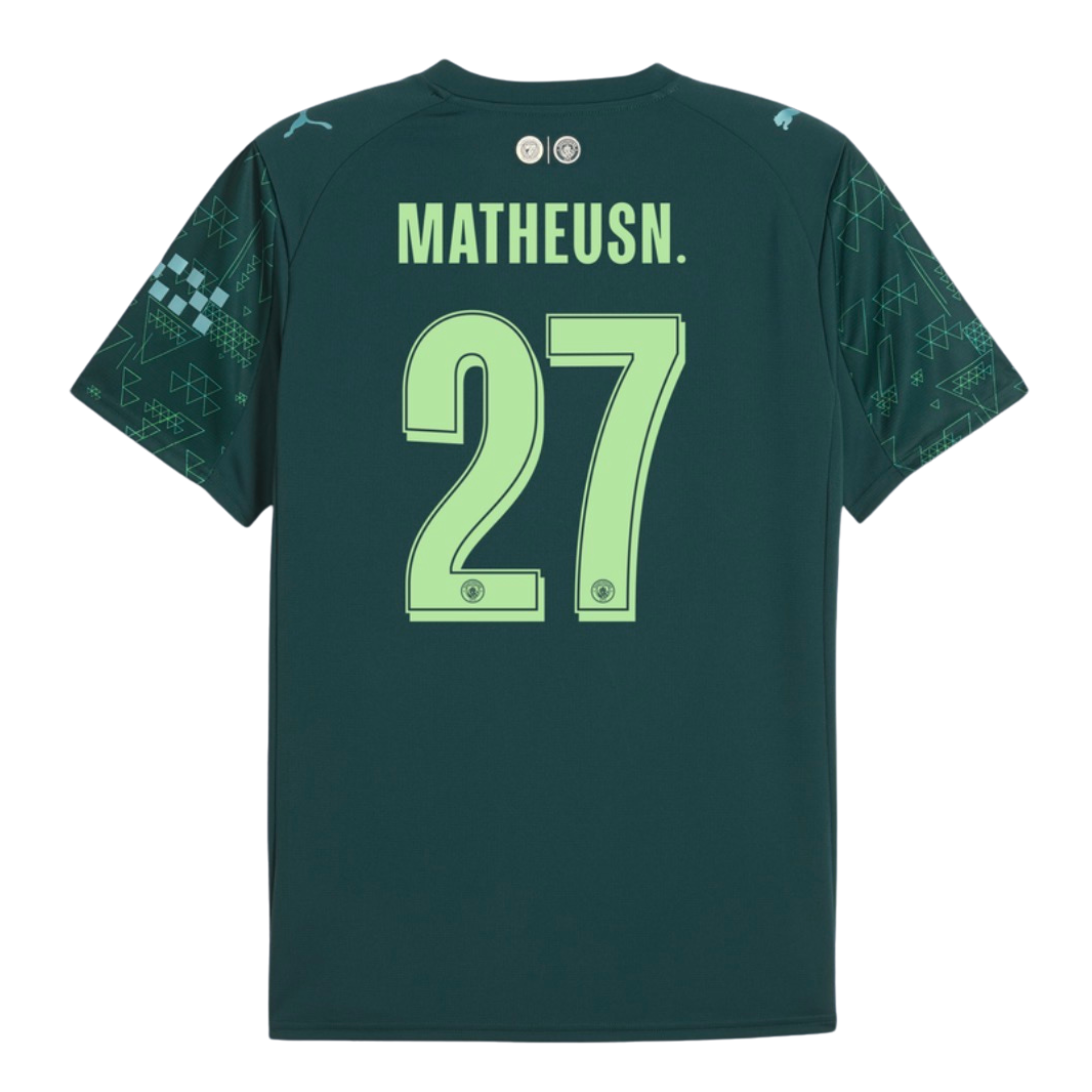 Criança - Camisola Man City EA Sports 25/26 - Matheus N. 27 2