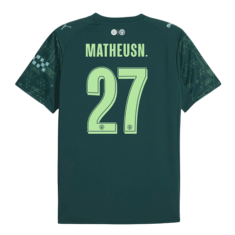 Criança - Camisola Man City EA Sports 25/26 - Matheus N. 27