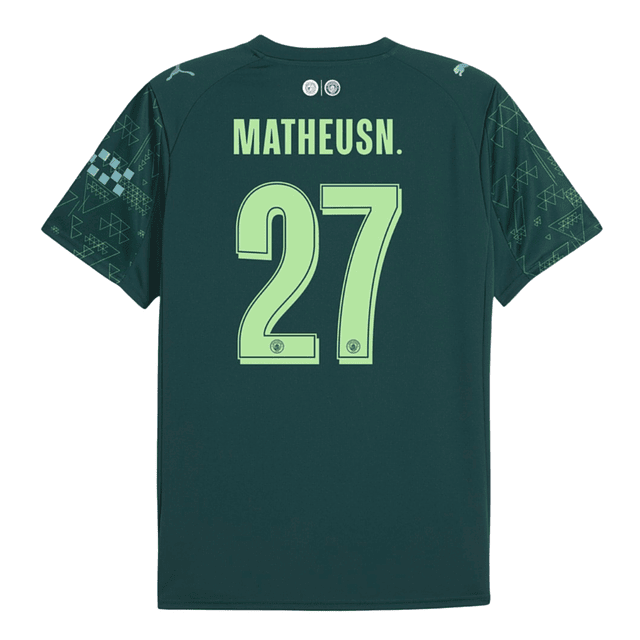 Criança - Camisola Man City EA Sports 25/26 - Matheus N. 27