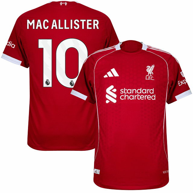 Camisola principal Liverpool 25/26 - Mac Allister 10