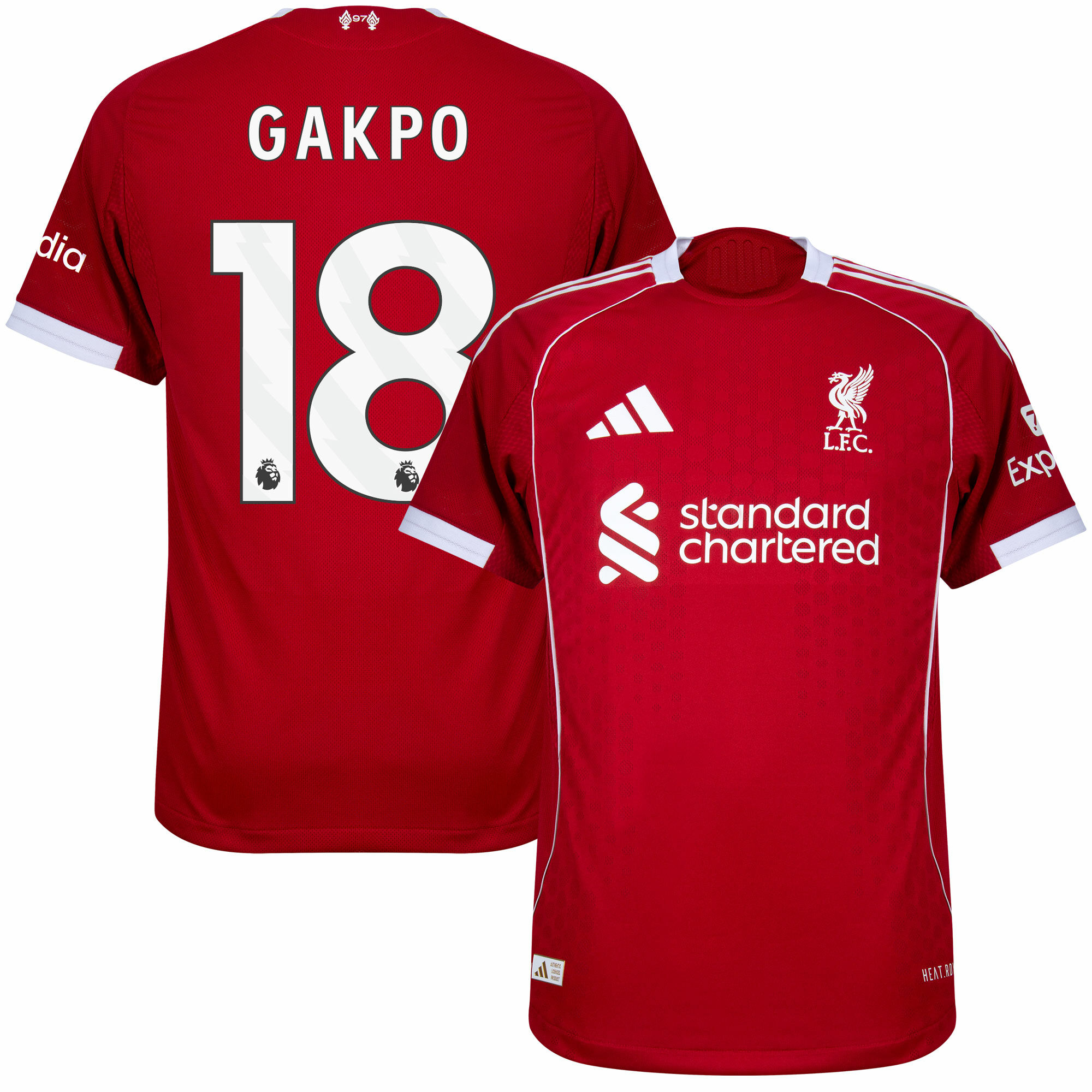 Camisola principal Liverpool 25/26 - Gakpo 18  5