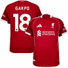 Camisola principal Liverpool 25/26 - Gakpo 18 