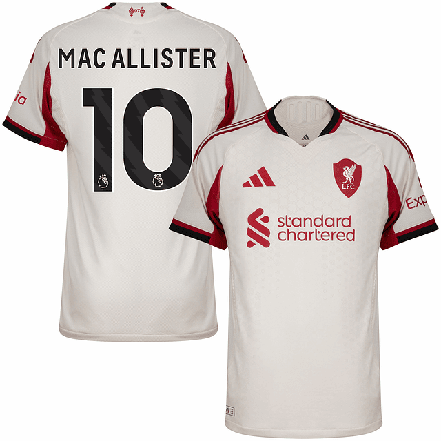 Camisola alternativa Liverpool 25/26 - Mac Allister 10
