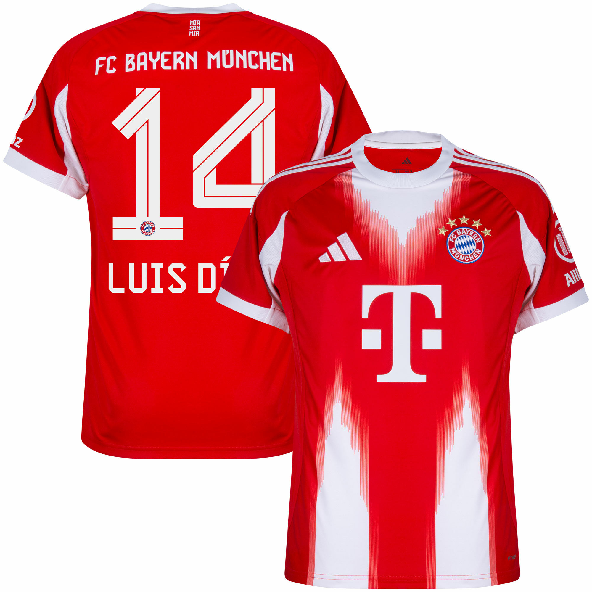 Camisola Principal Bayern Munique 25/26 - Luis Díaz 14 1