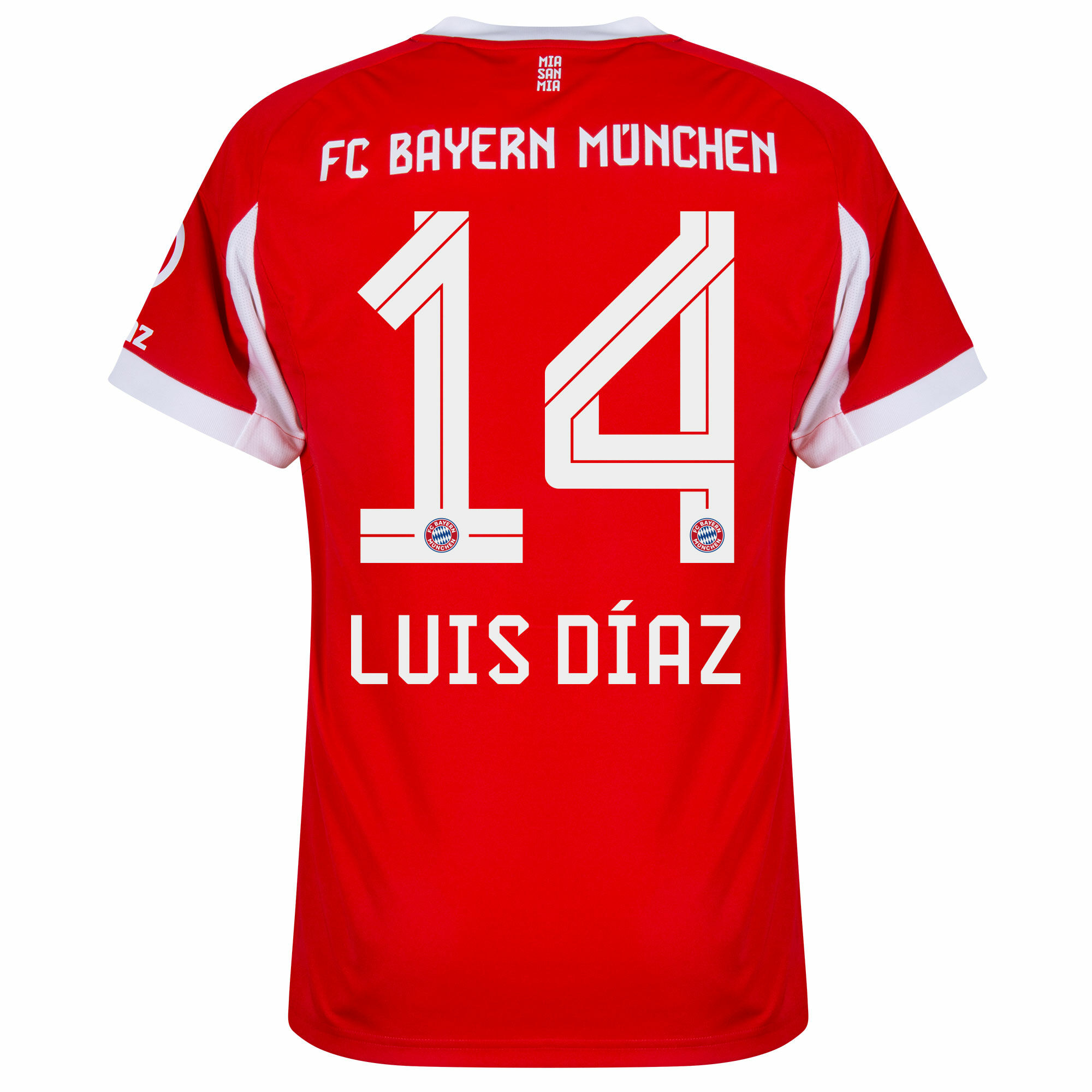 Criança - Camisola principal Bayern Munique 25/26 - Luis Díaz 14 2
