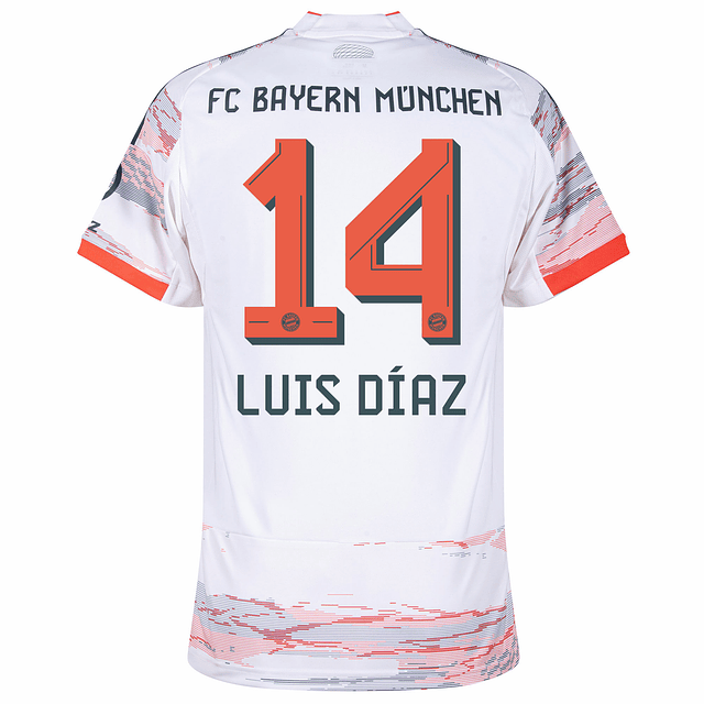 Criança - Camisola alternativa Bayern Munique 25/26 - Luis Díaz 14