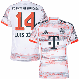Criança - Camisola alternativa Bayern Munique 25/26 - Luis Díaz 14