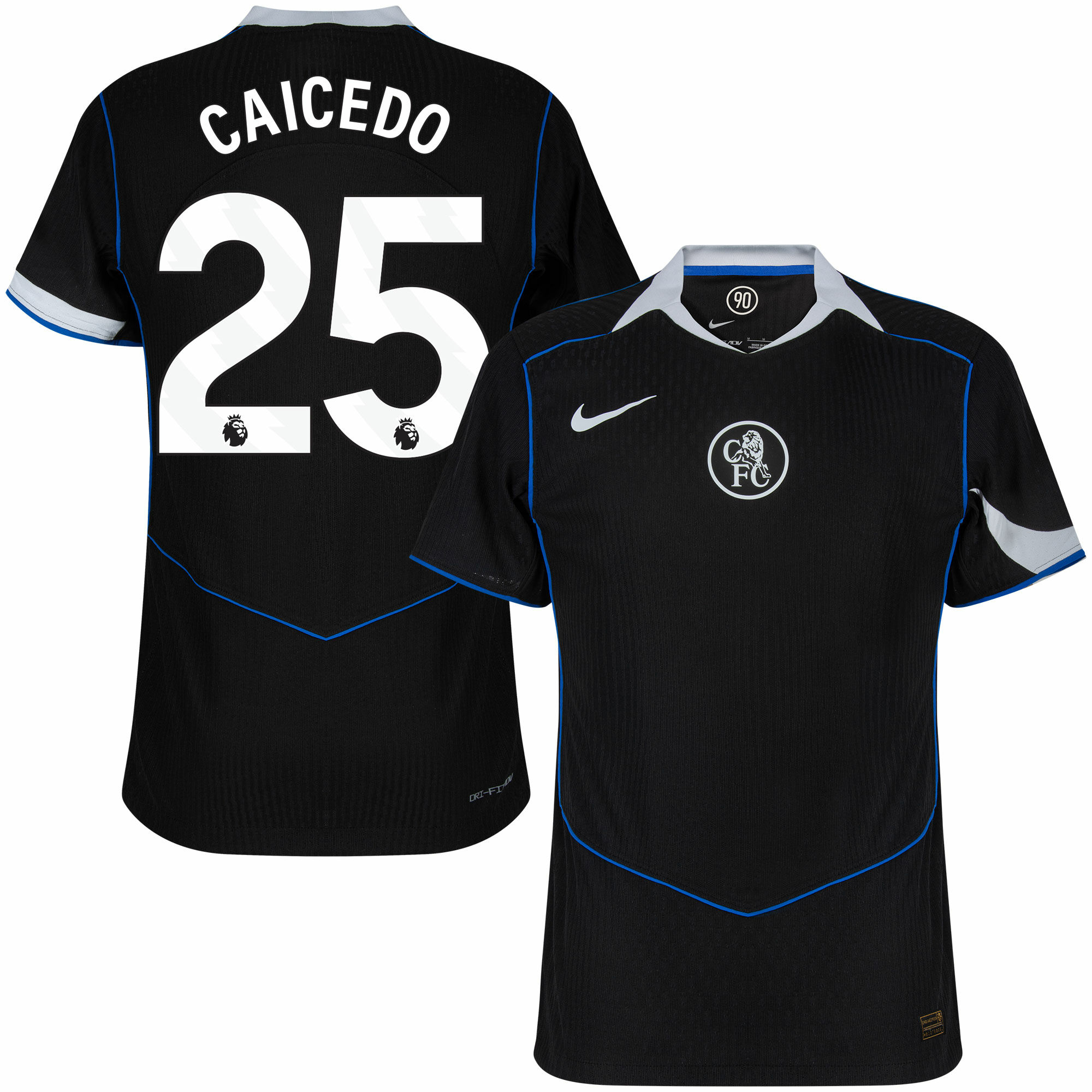 3ª Camisola Chelsea Total 90 25/26 - Caicedo 25 5