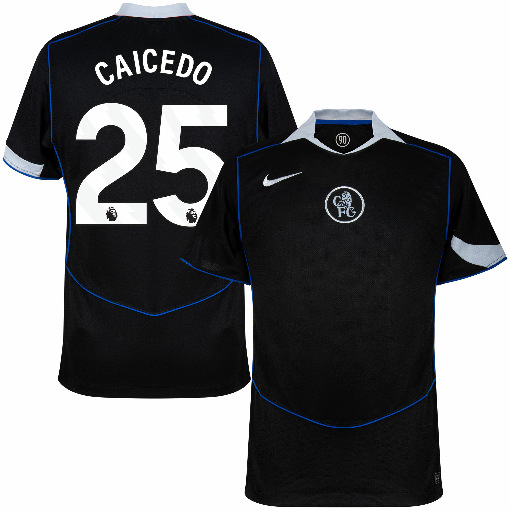 3ª Camisola Chelsea Total 90 25/26 - Caicedo 25 1
