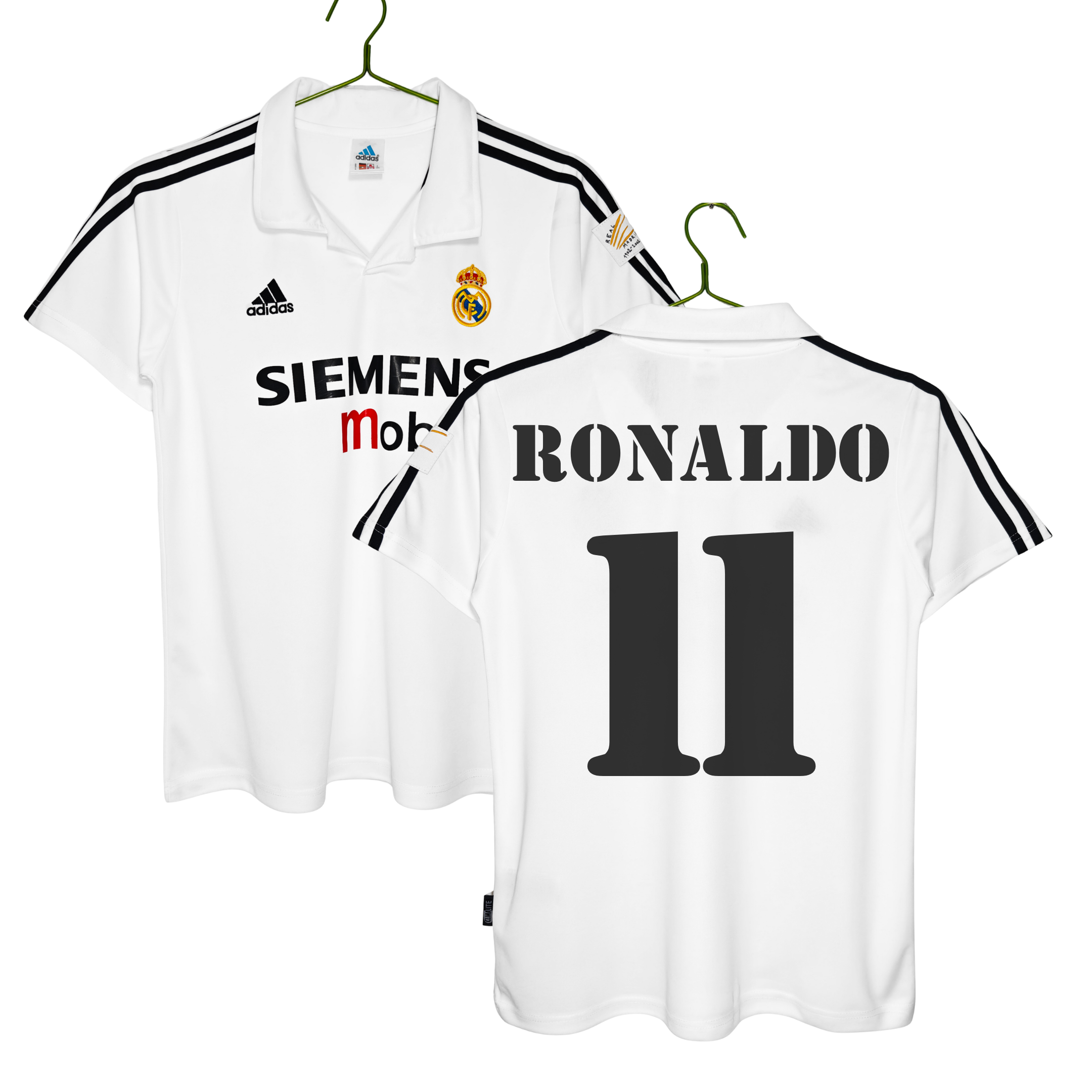 Camisola principal Real Madrid 2002/2003 - Ronaldo 9 - Versão adepto 1