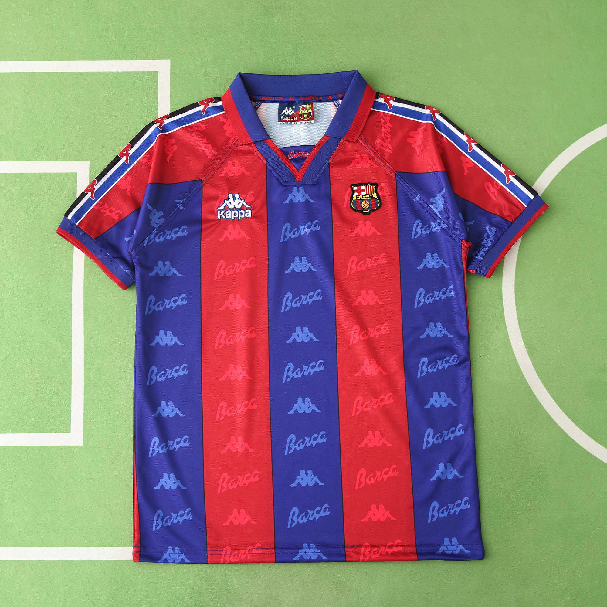 Camisola principal Barcelona 1996/1997 - Ronaldo 9 - Versão adepto 4