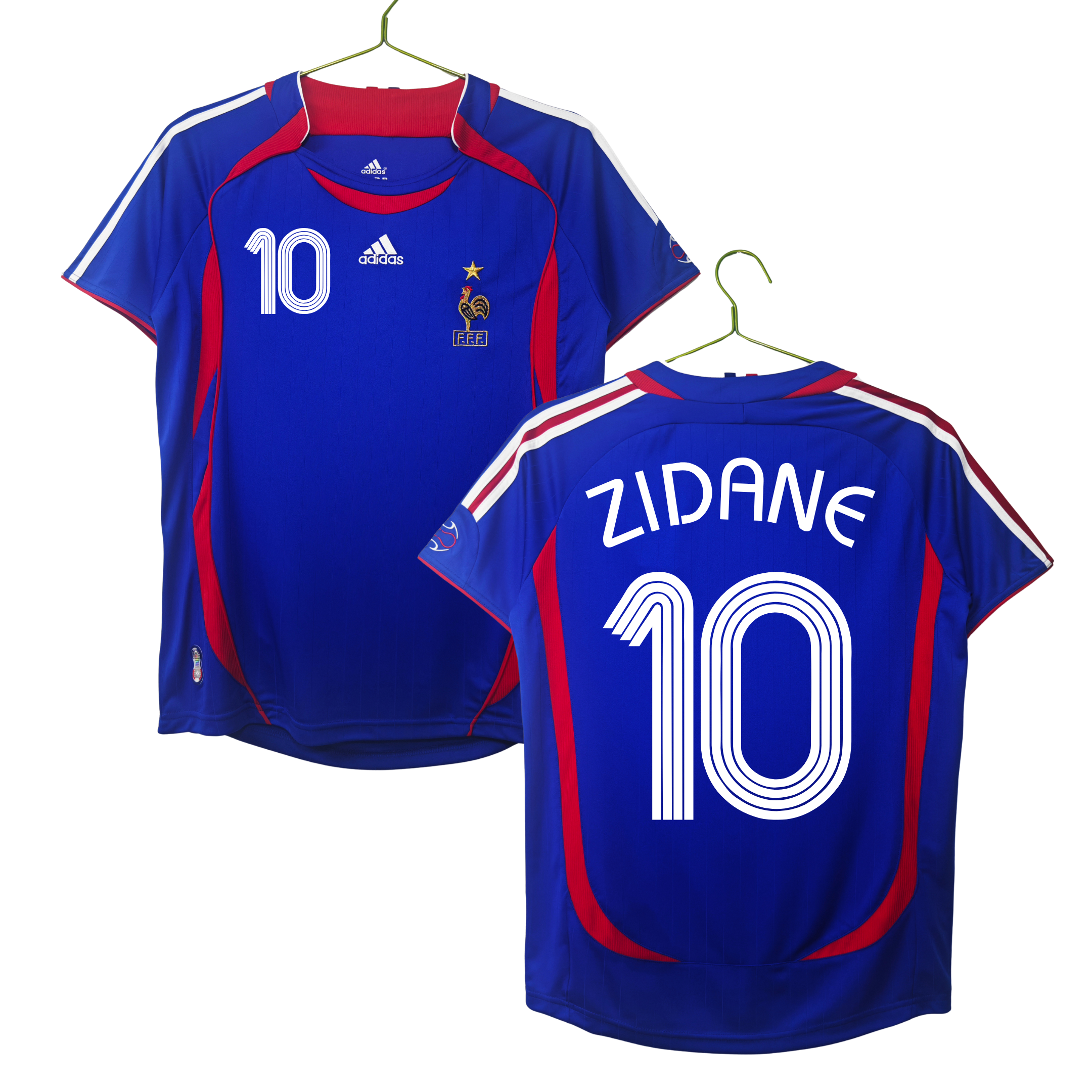 Camisola principal França Mundial 2006 - Zidane 10 - Versão adepto 1