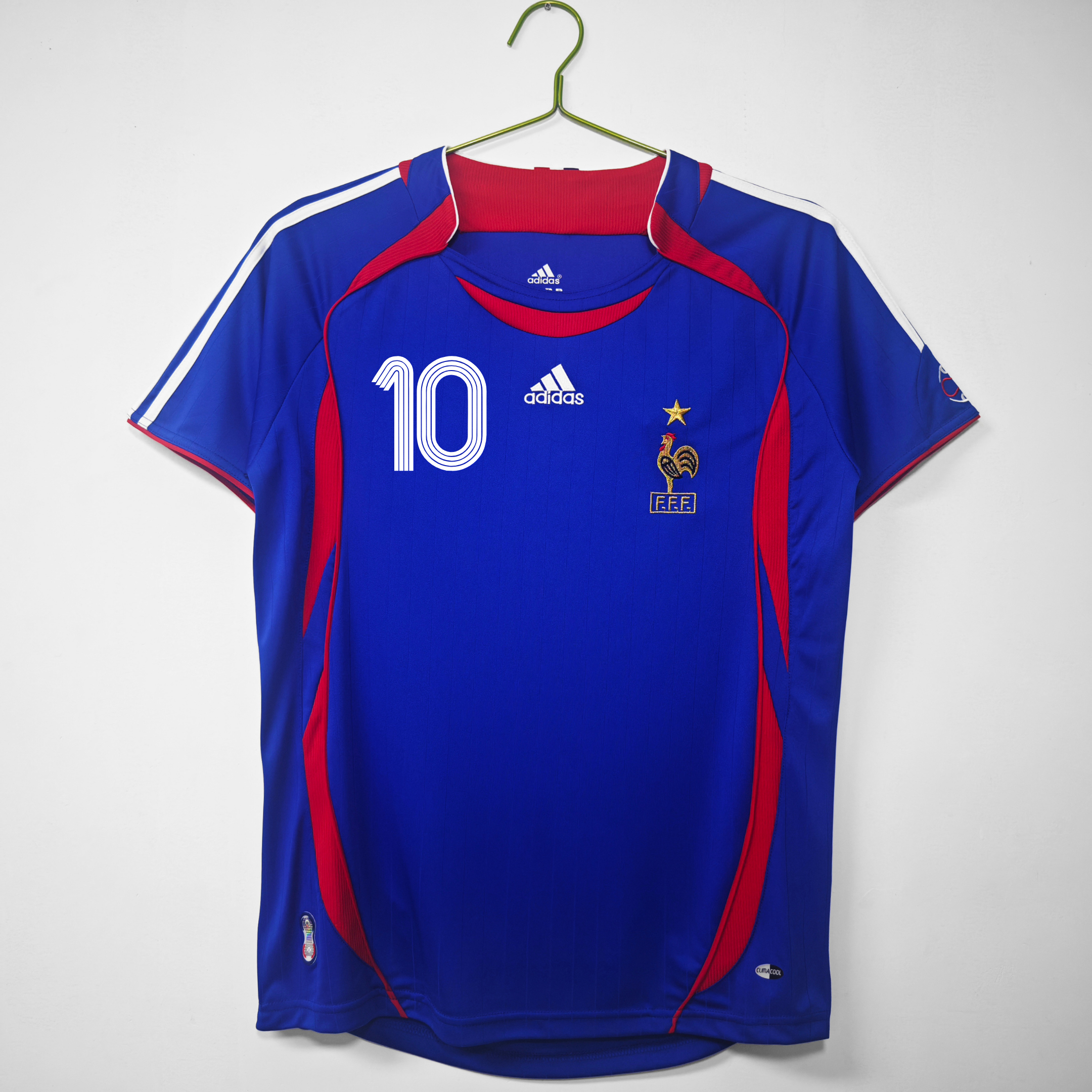 Camisola principal França Mundial 2006 - Zidane 10 - Versão adepto 4