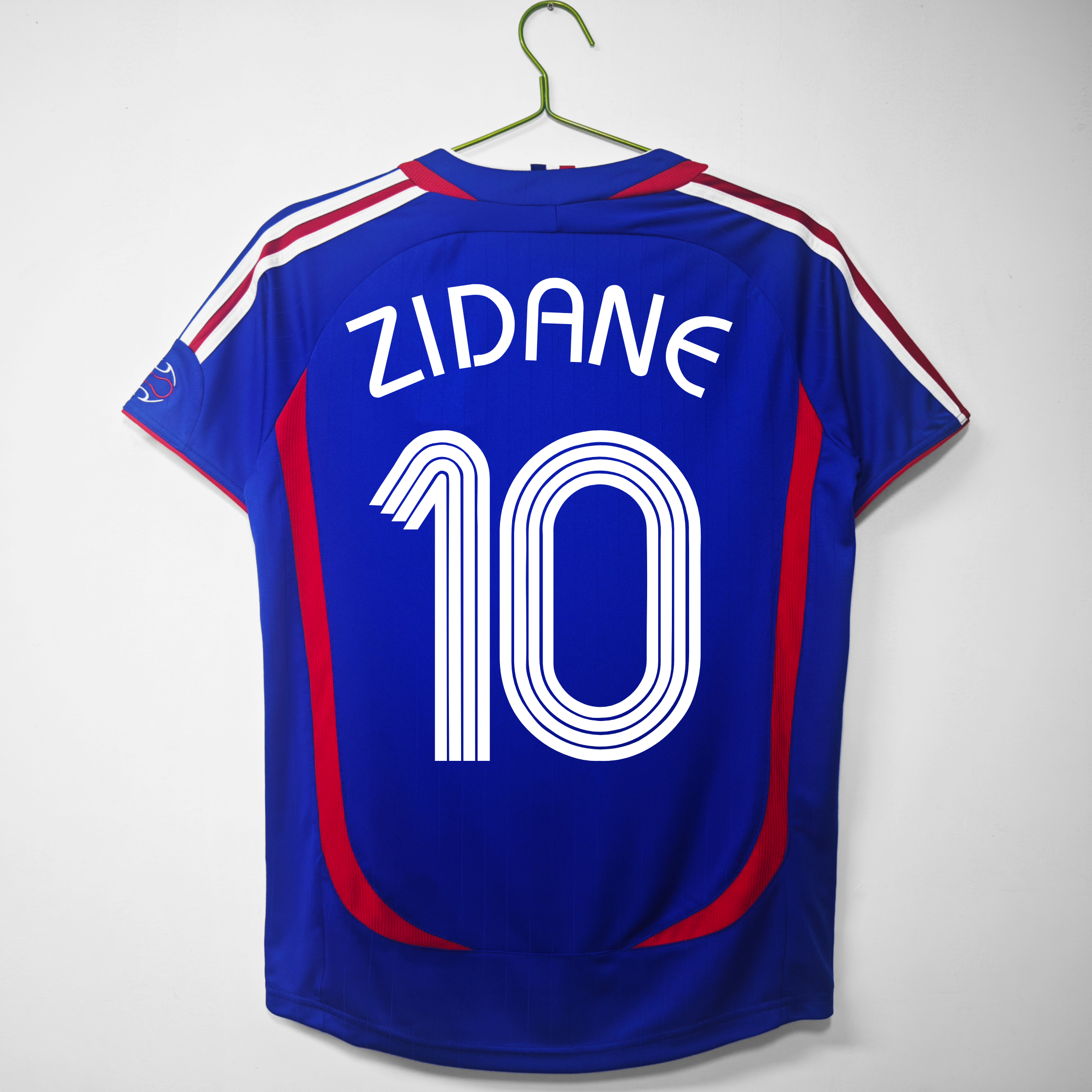 Camisola principal França Mundial 2006 - Zidane 10 - Versão adepto 3