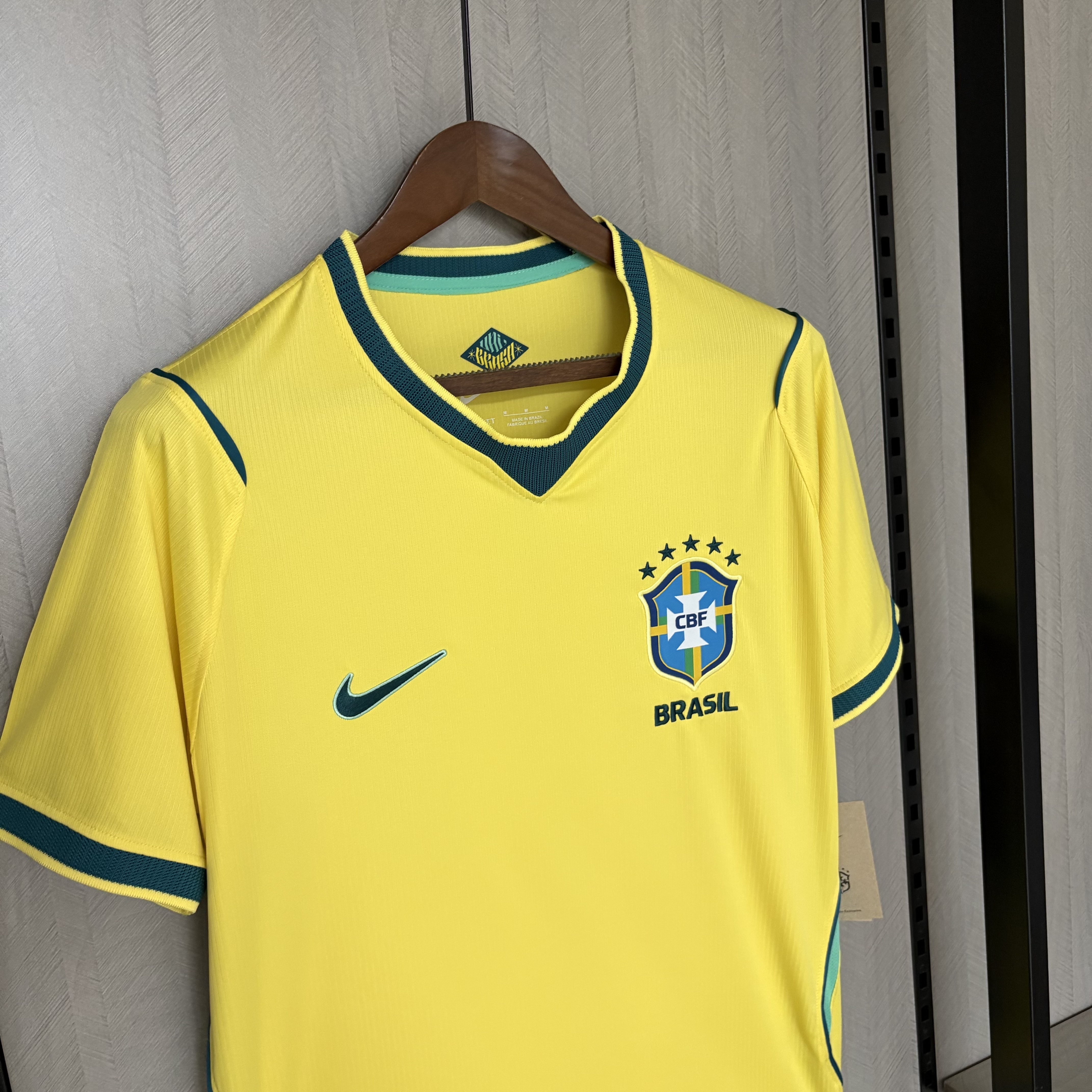 Camisola Principal Brasil Mundial 2026 - Versão adepto 7