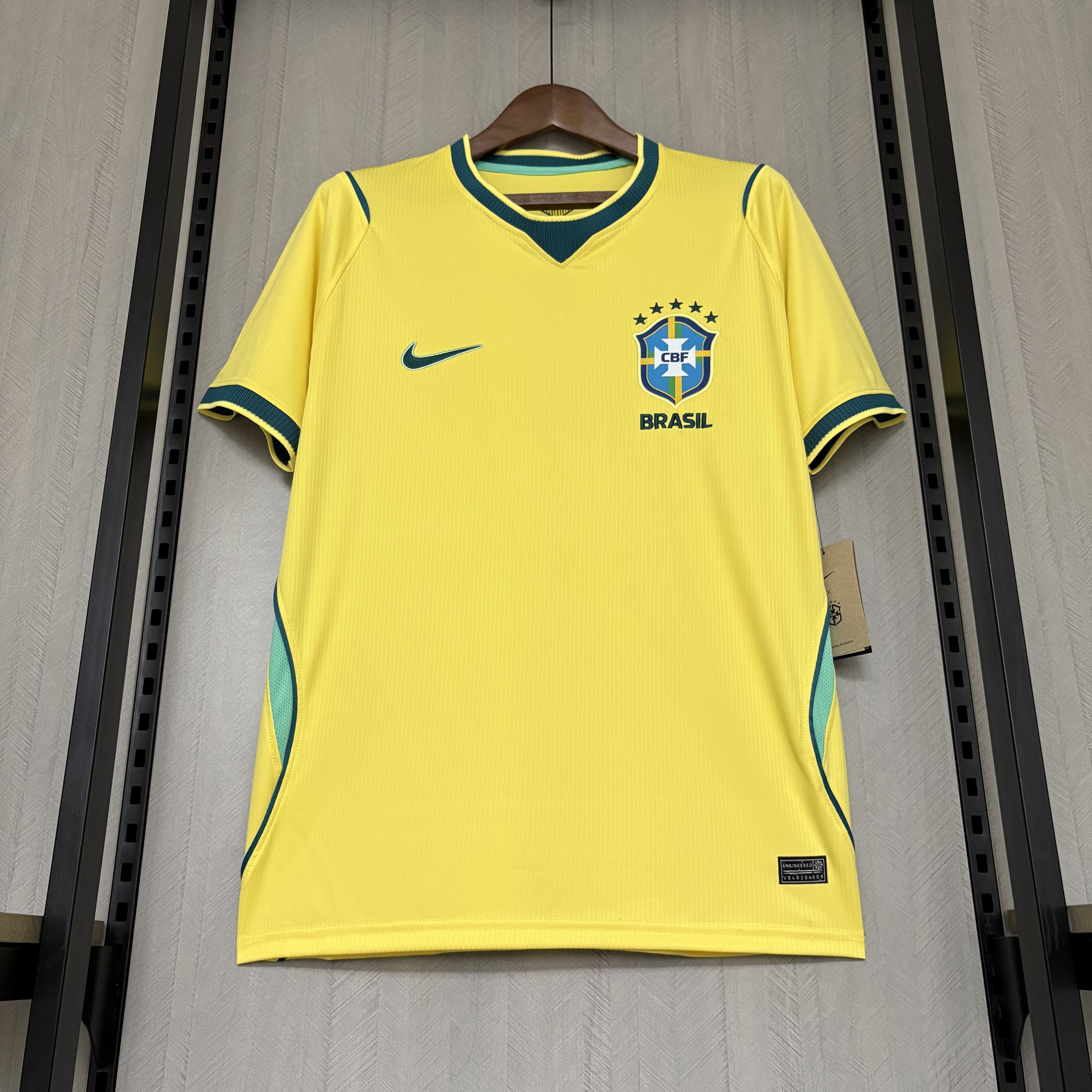 Camisola Principal Brasil Mundial 2026 - Versão adepto 10