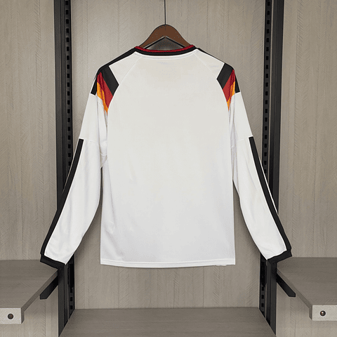 Camisola Principal Alemanha Mundial 2026 Manga comprida - Versão adepto