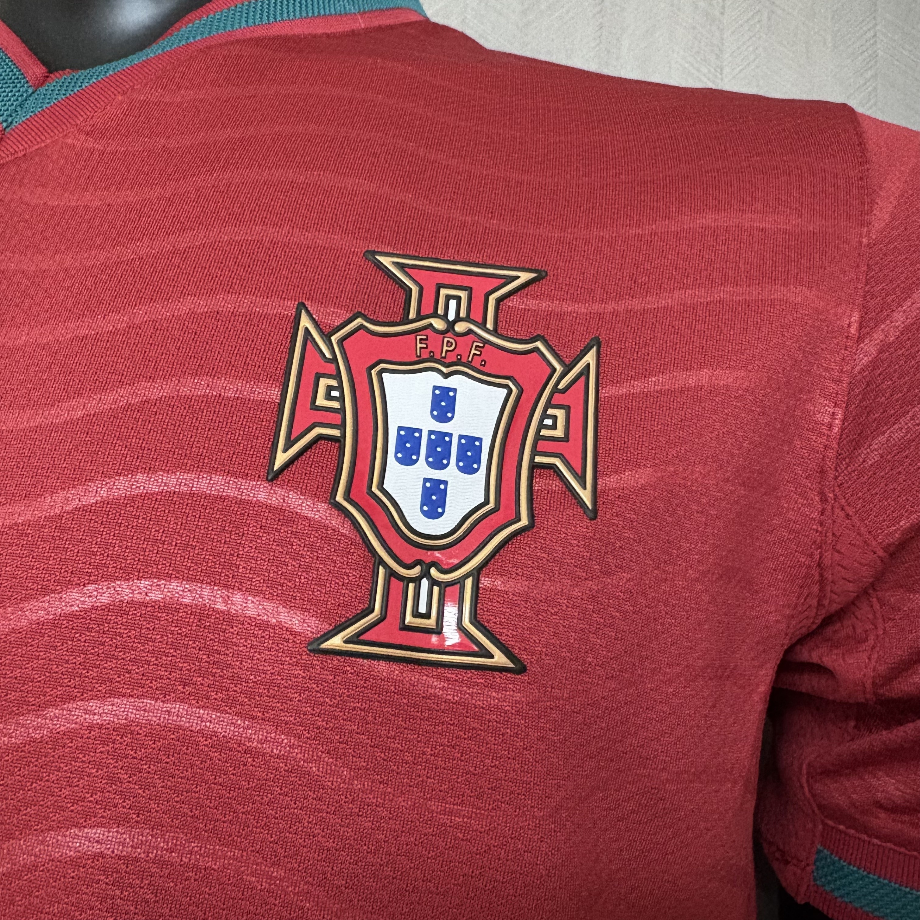 Camisola Principal Portugal Mundial 2026 Manga comprida - Versão Jogador 3