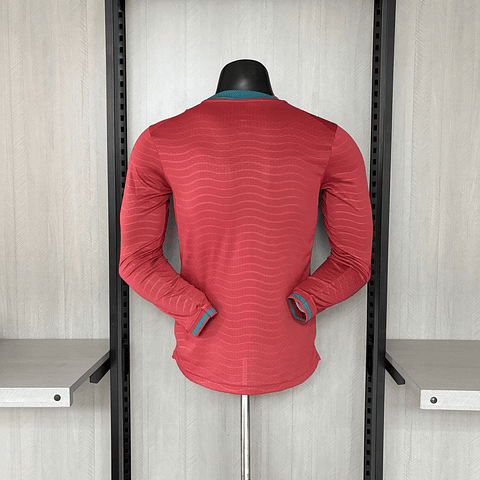 Camisola Principal Portugal Mundial 2026 Manga comprida - Versão Jogador