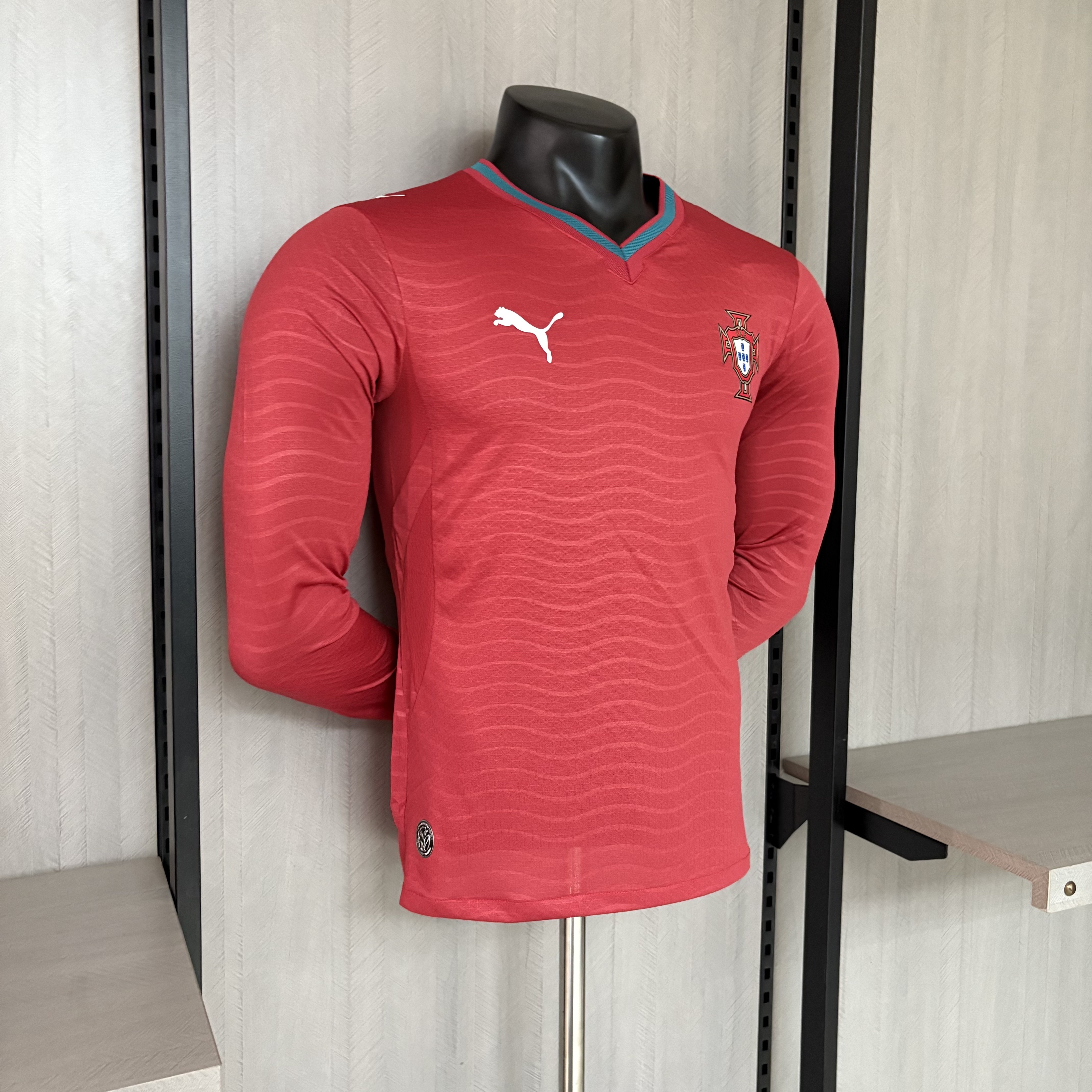 Camisola Principal Portugal Mundial 2026 Manga comprida - Versão Jogador 7