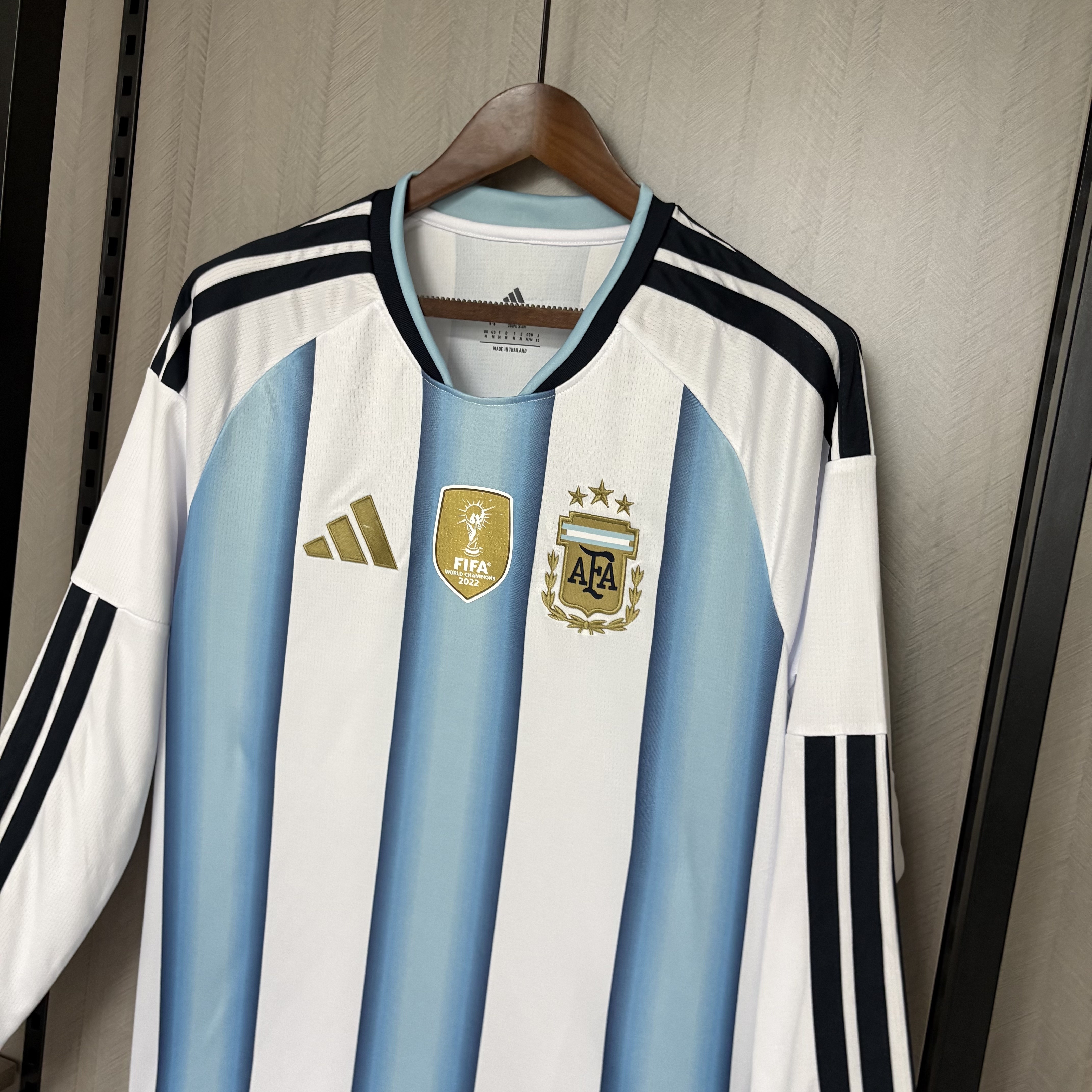 Camisola Principal Argentina Mundial 2026 Manga comprida - Versão adepto 6