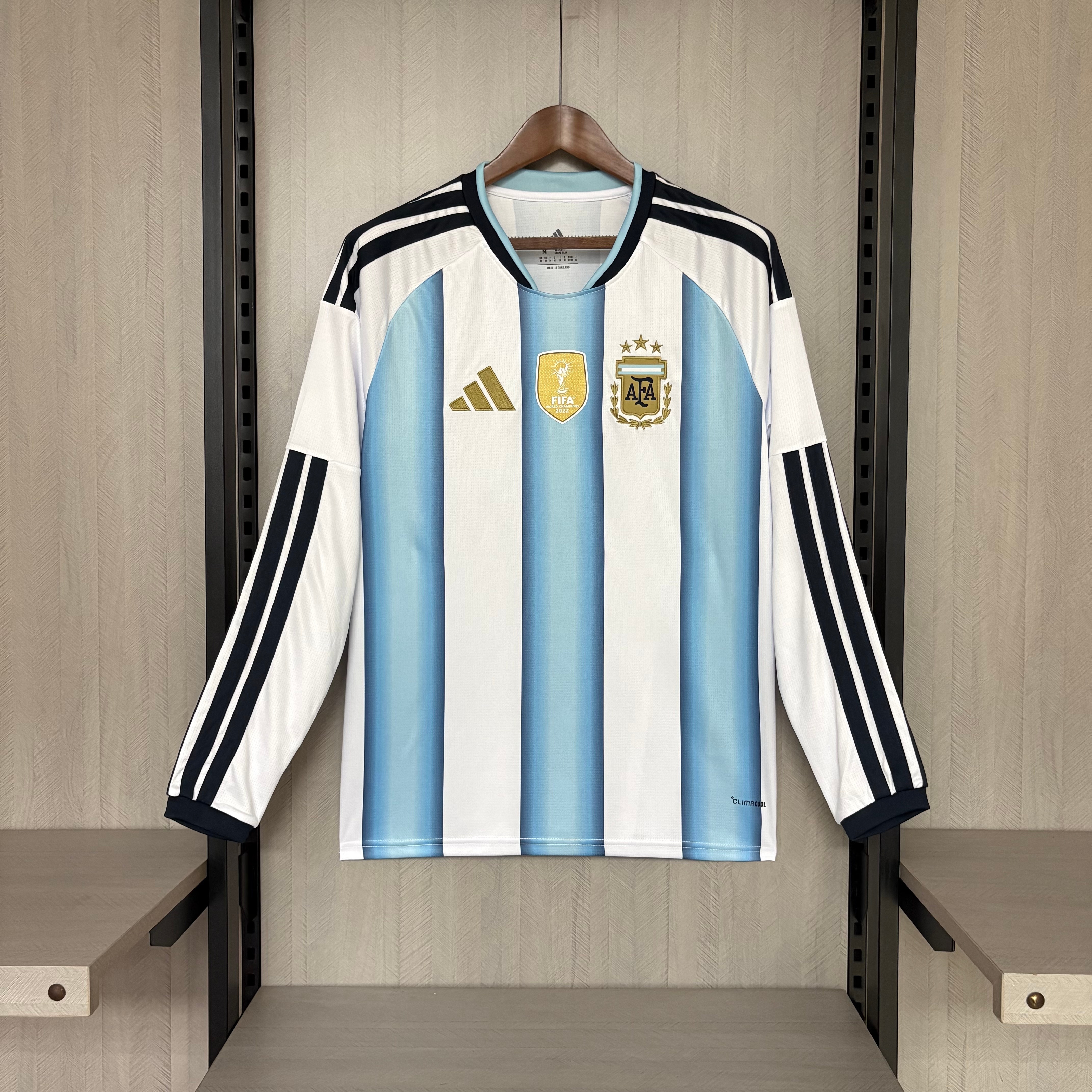 Camisola Principal Argentina Mundial 2026 Manga comprida - Versão adepto 1