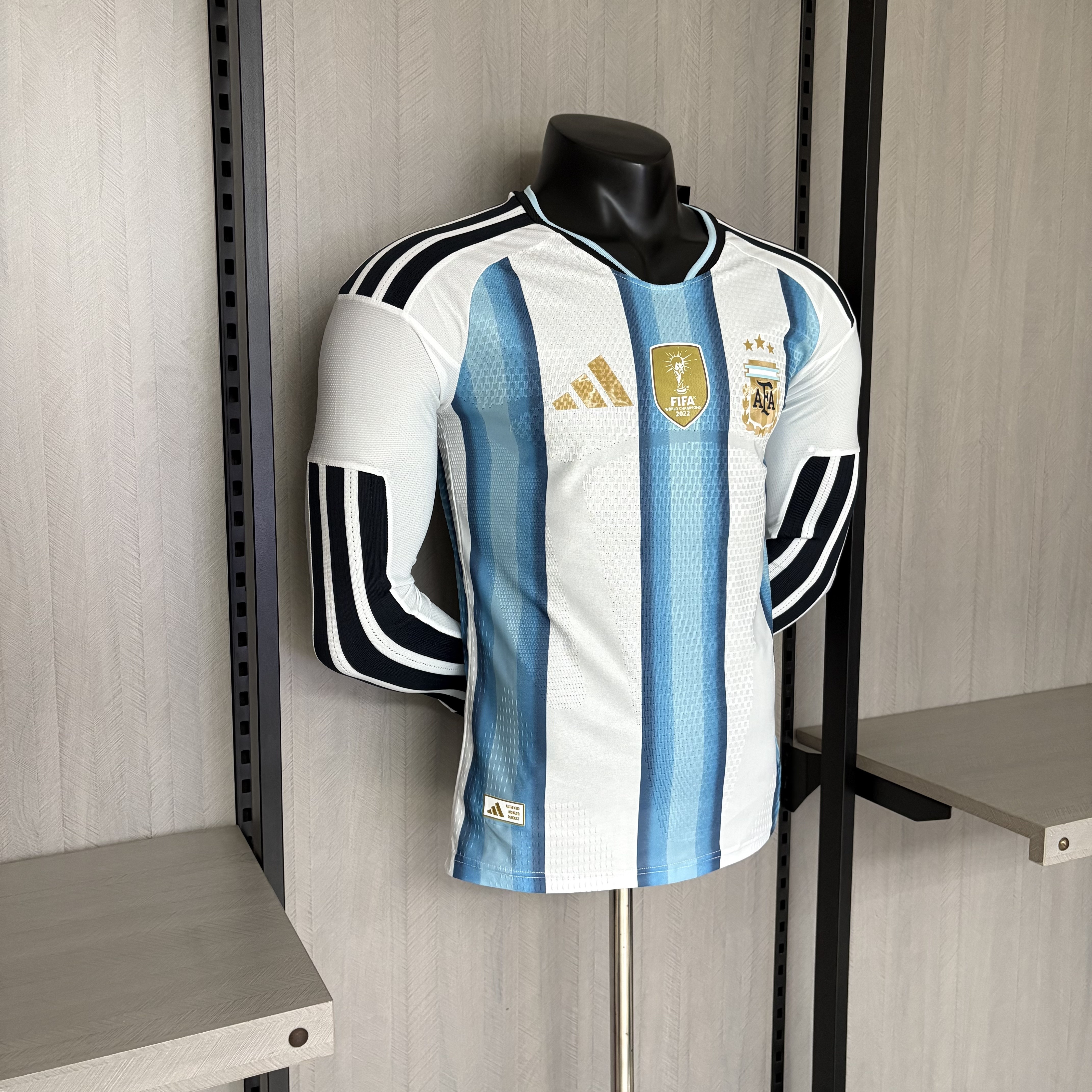 Camisola Principal Argentina Mundial 2026 Manga comprida - Versão Jogador 6