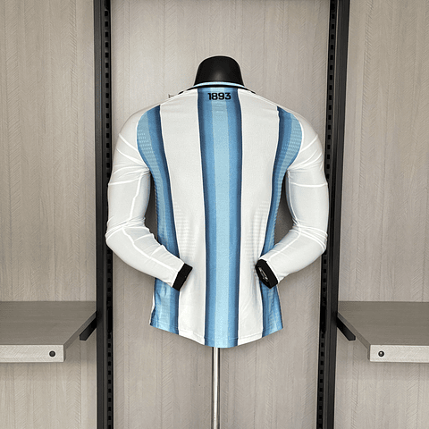 Camisola Principal Argentina Mundial 2026 Manga comprida - Versão Jogador