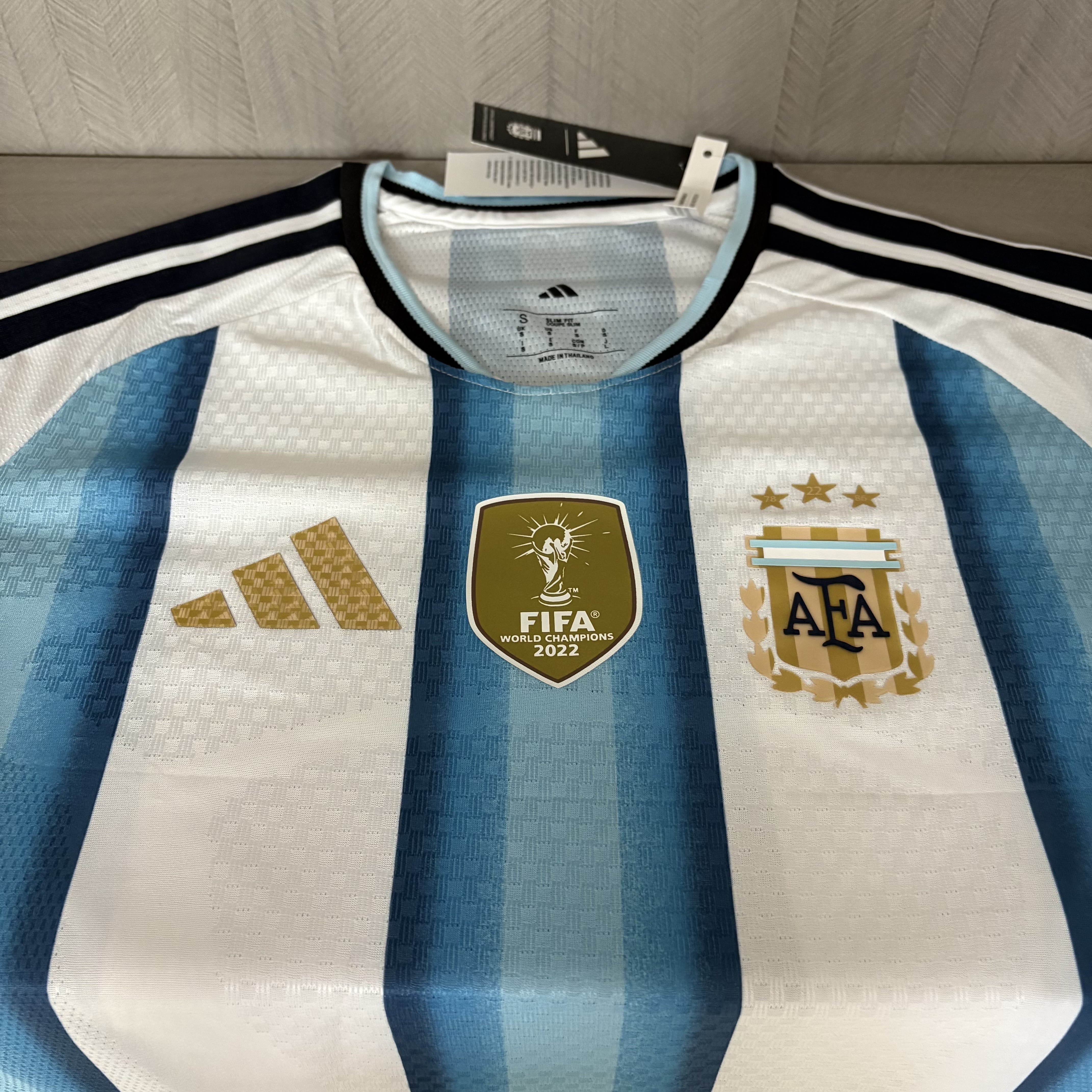 Camisola Principal Argentina Mundial 2026 Manga comprida - Versão Jogador 8