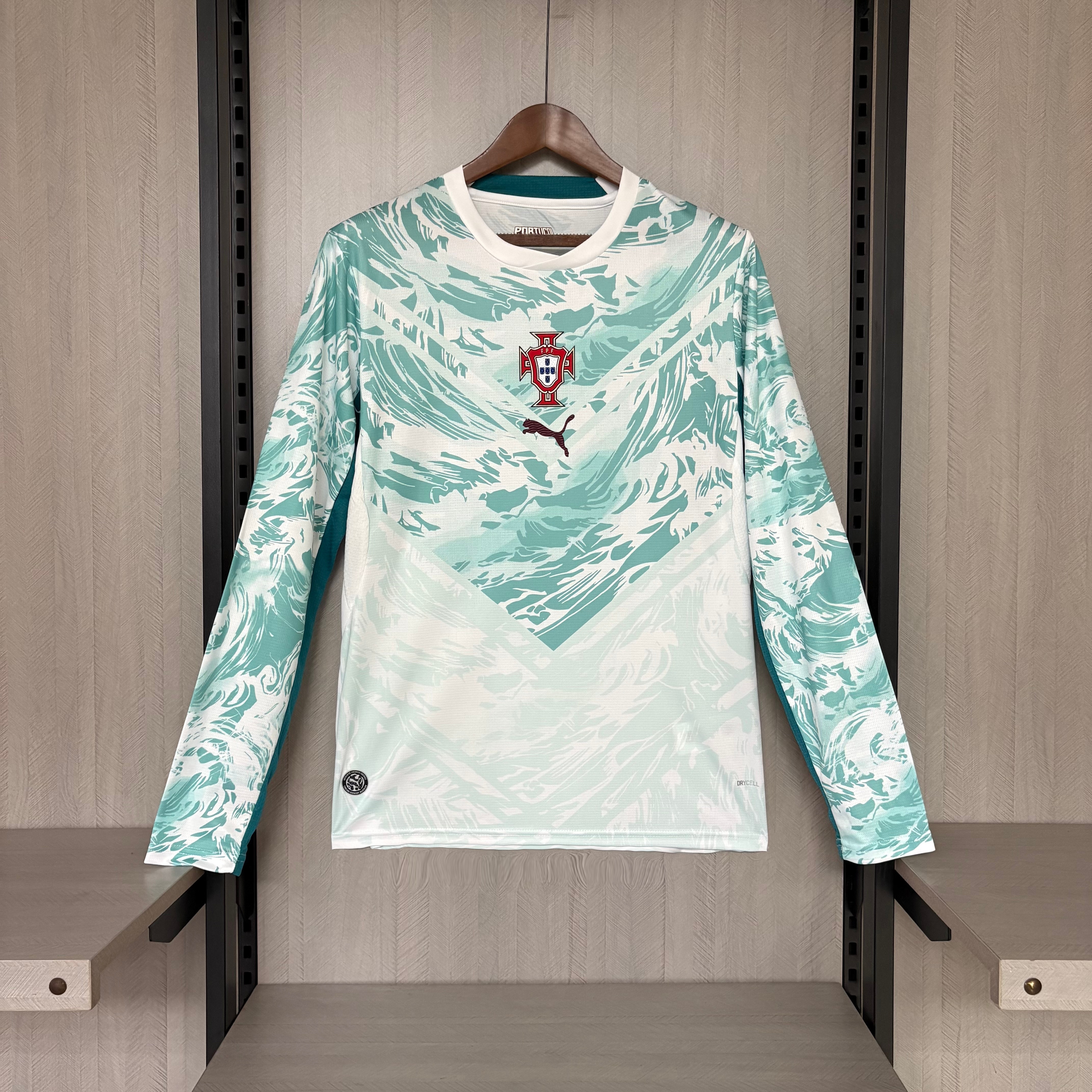 Camisola alternativa Portugal Mundial 2026 Manga comprida - Versão adepto 1