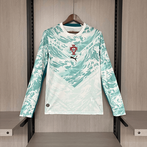 Camisola alternativa Portugal Mundial 2026 Manga comprida - Versão adepto